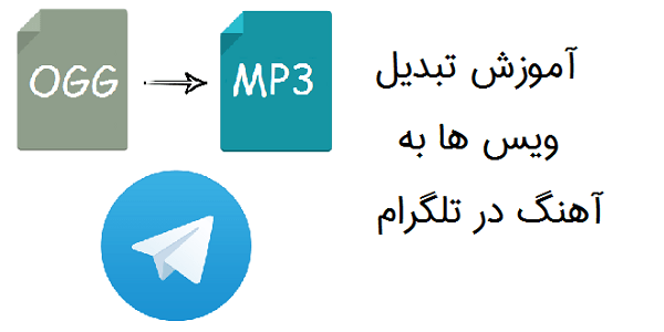 آموزش تصویری تبدیل ویس به آهنگ در تلگرام Ogg To Mp3