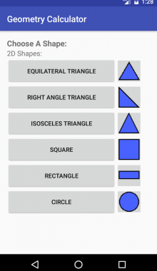 Geometry Calculator - محاسبه مساحت