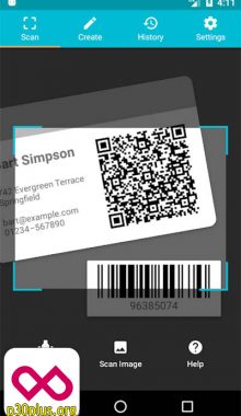 برنامه بارکد و QR خوان QR & Barcode Scanner