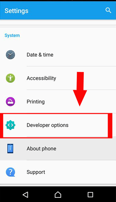 Developer Options - گزینه Developer Options