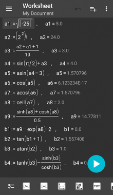 انجام محاسبات - تصویر microMathematics