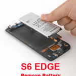 تعویض باتری گوشی اس 6 اج - تعویض باتری گوشی - باز کردن گوشی S6 EDGE