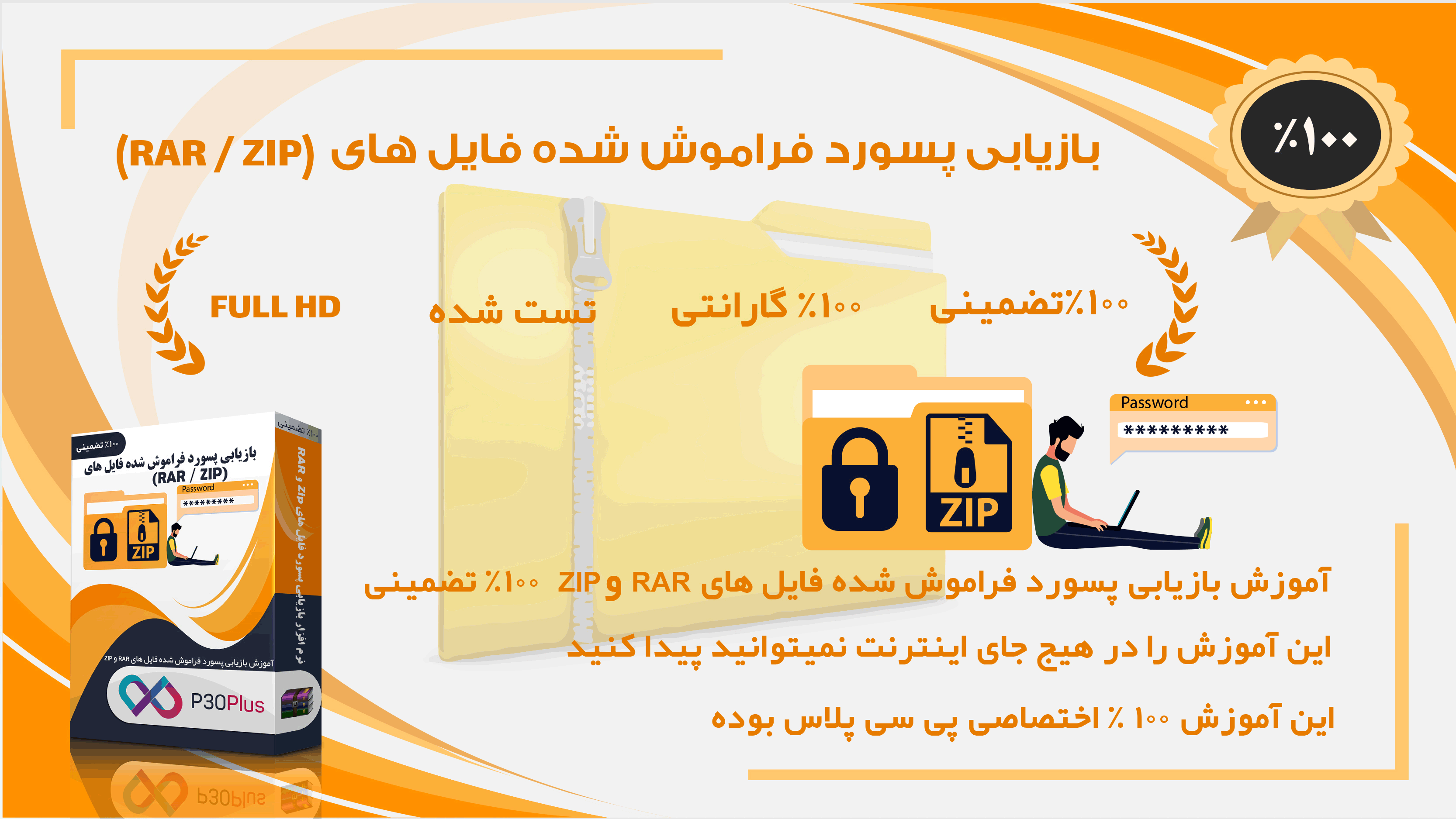 بازیابی پسورد فراموش شده zip و rar