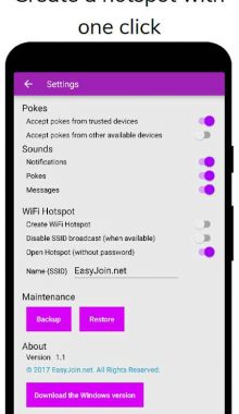 اشتراک گذاری فایل - EasyJoin