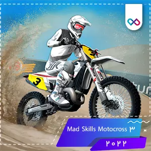 دانلود بازی مهارت های دیوانه وار موتورکراس 3 Mad Skills Motocross 3 1.7.1
