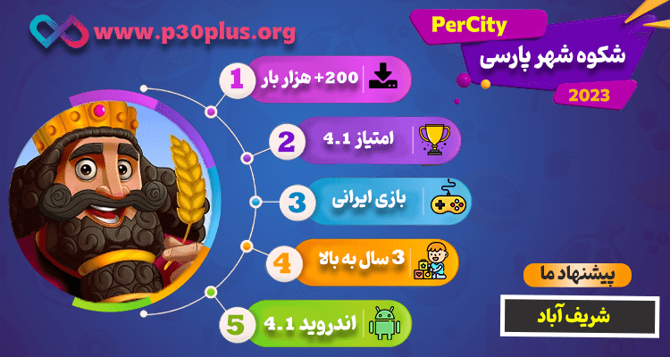 اینفوگرافی بازی percity