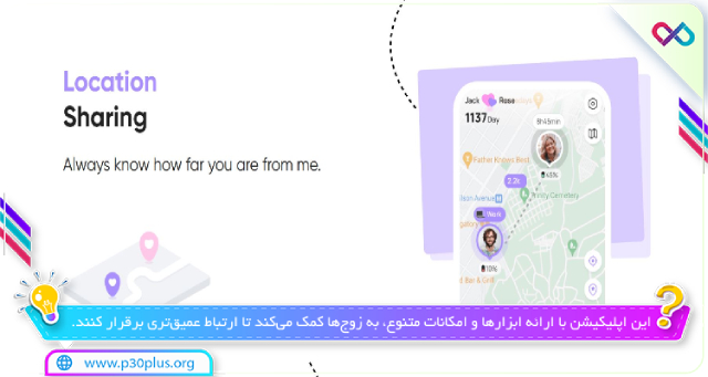 موقعیت و لوکیشن یابی با اپ لاو8