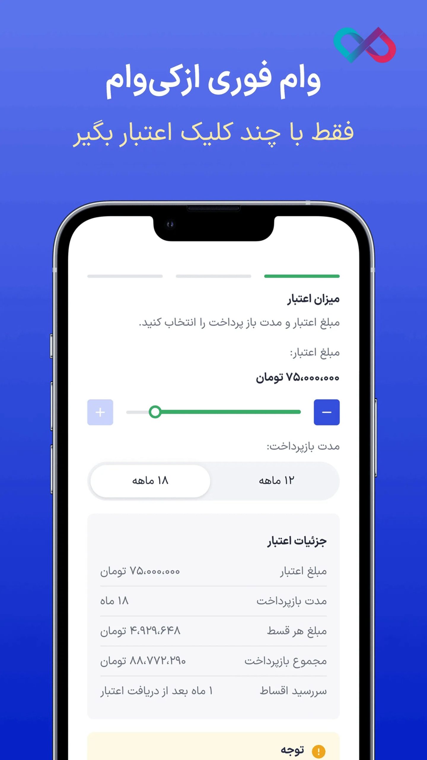 وام برنامه ازکیوام